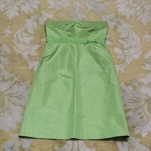 J. Crew Strapless Mint Green Dress